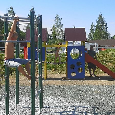 Langnes Camping, Grong Dış mekan fotoğraf