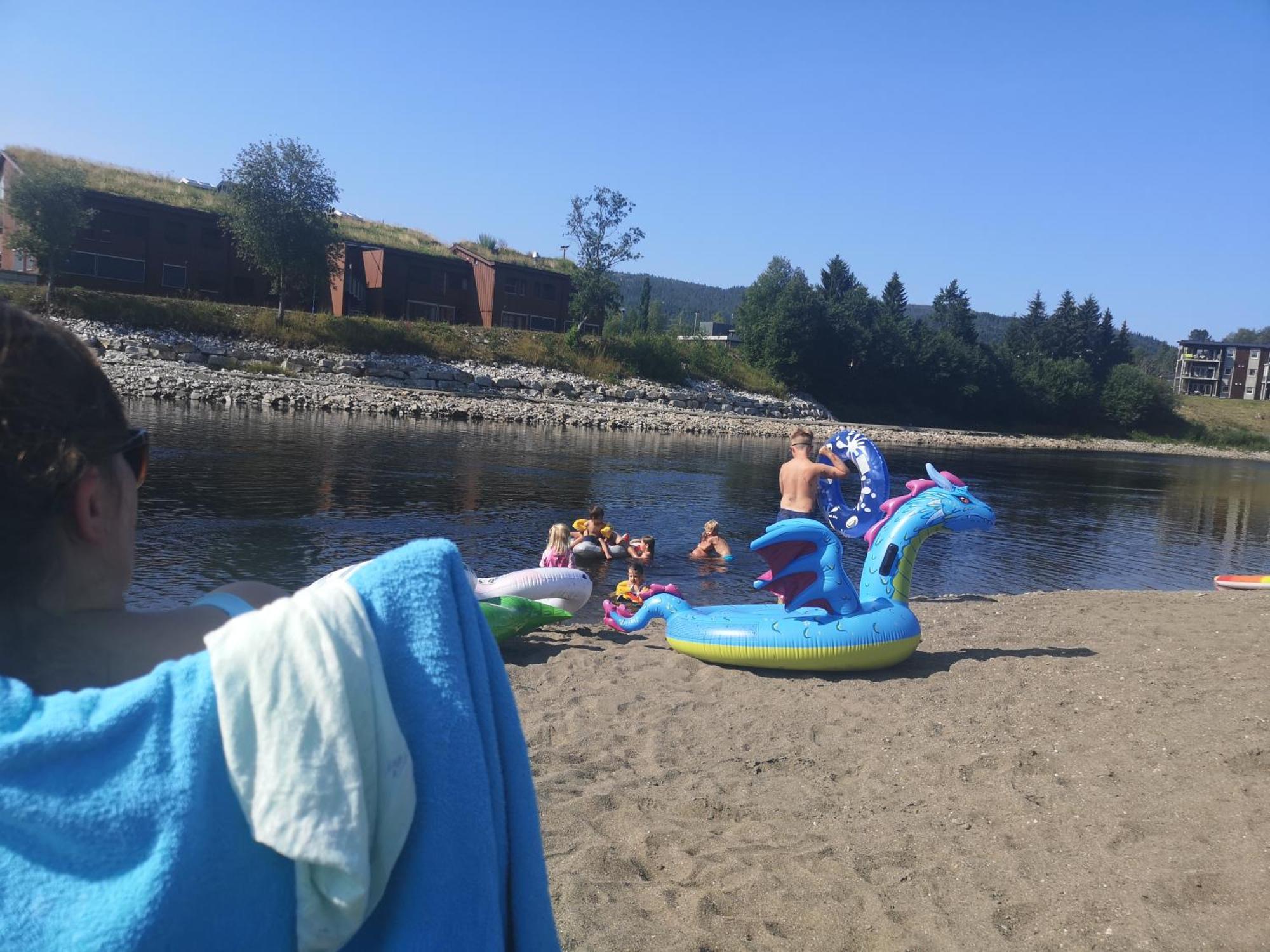 Langnes Camping, Grong Dış mekan fotoğraf