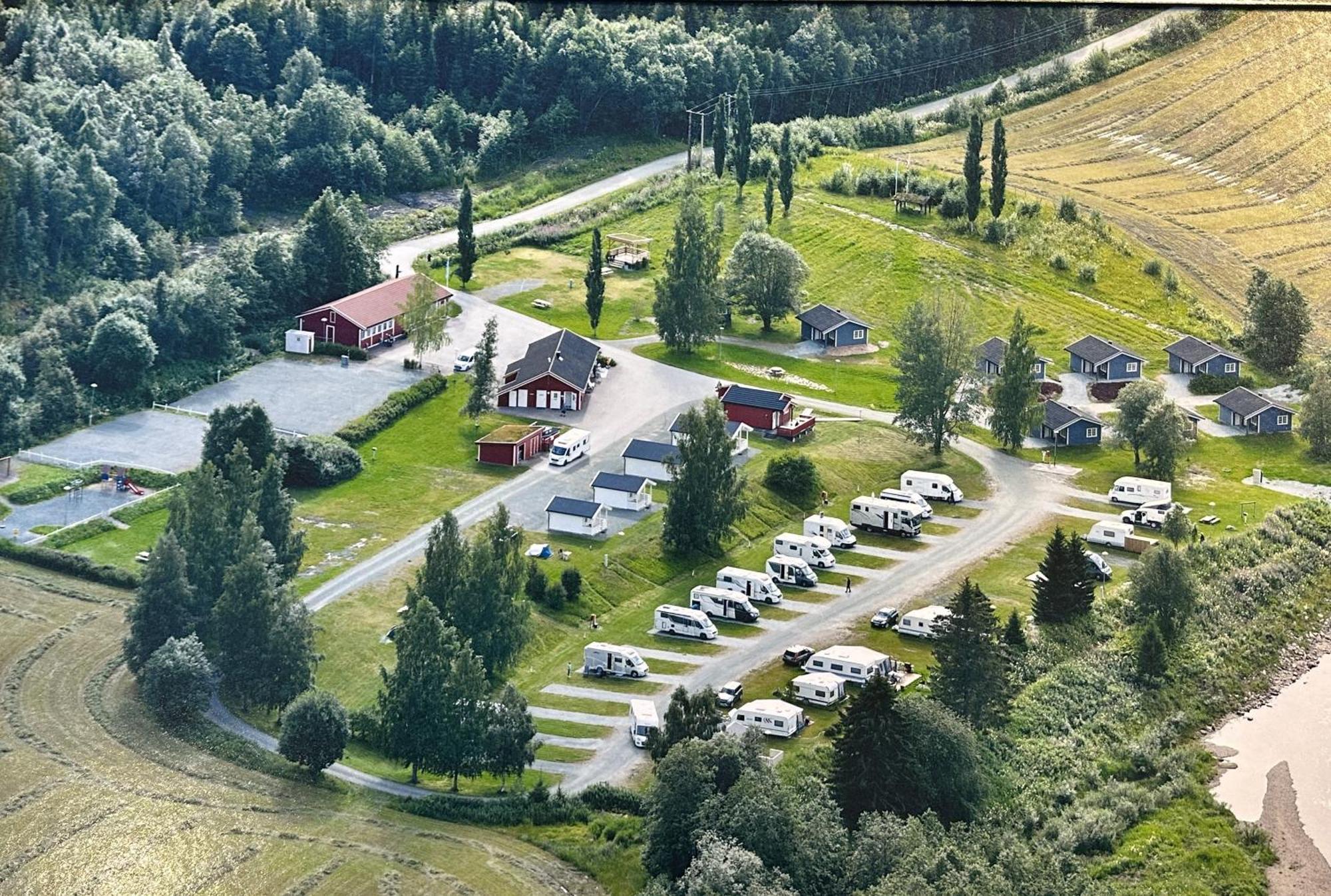 Langnes Camping, Grong Dış mekan fotoğraf