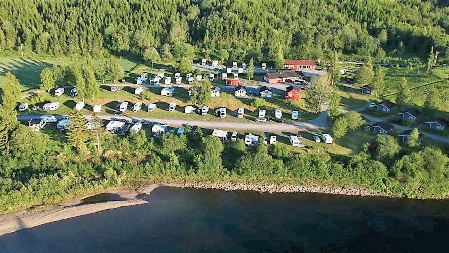 Langnes Camping, Grong Dış mekan fotoğraf